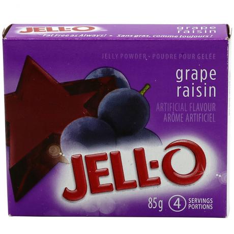 Pudra pentru jeleu cu aroma de struguri, 85 g - Jell-O