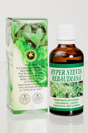 Indulcitor natural Hyper Stevia Rebaudiana 50 ml1