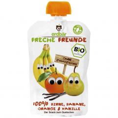 Piure de pere, banane, portocale si vanilie ECO 100 g