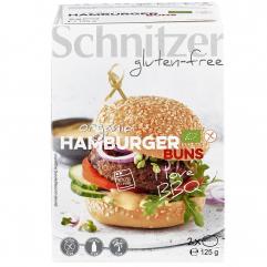 Chifle pentru hamburger, fara gluten, ECO 125 g  (2 buc)