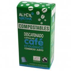 Cafea decofeinizata, 10 capsule compatibile Nespresso, ECO, 50 g,