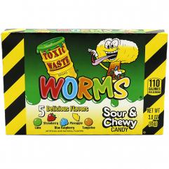 Worms – bomboane gumate, acrisoare cu arome de fructe 85 g